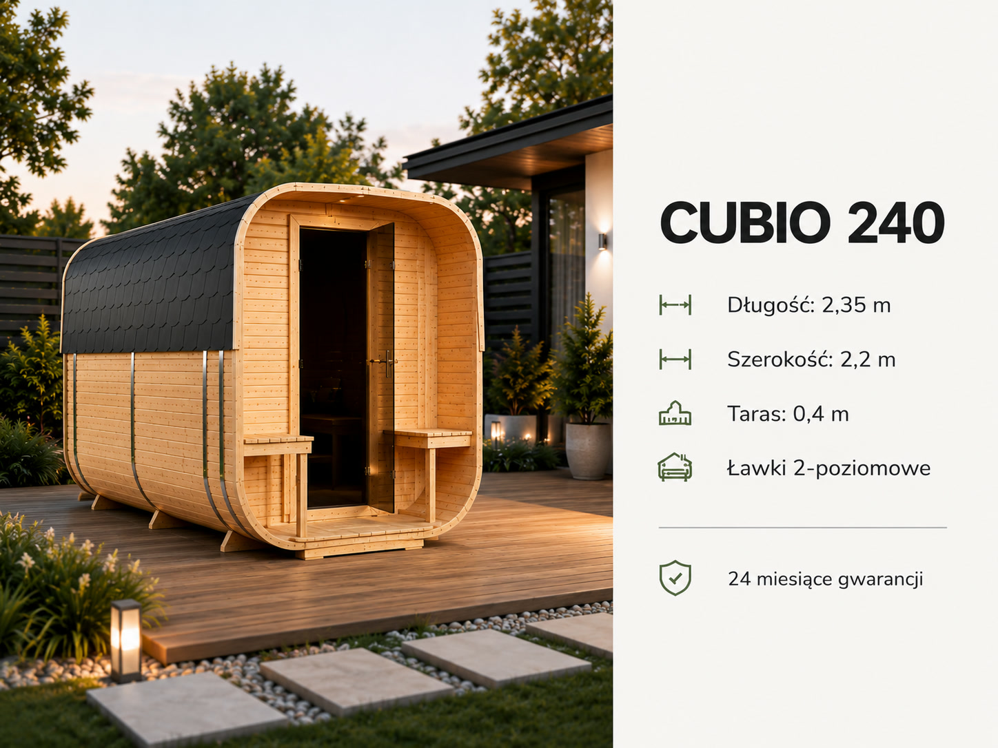 Sauna Cubio 240
