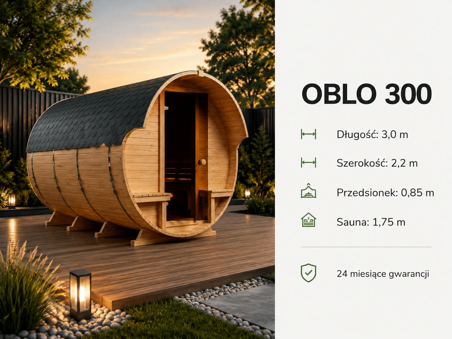 Sauna Oblo 300